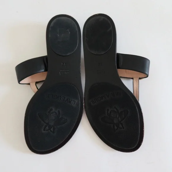 Gucci Leather Marmont Thong Sandals Size 39 - Picture 3 of 5